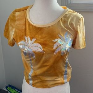 Adorable palm tree crop